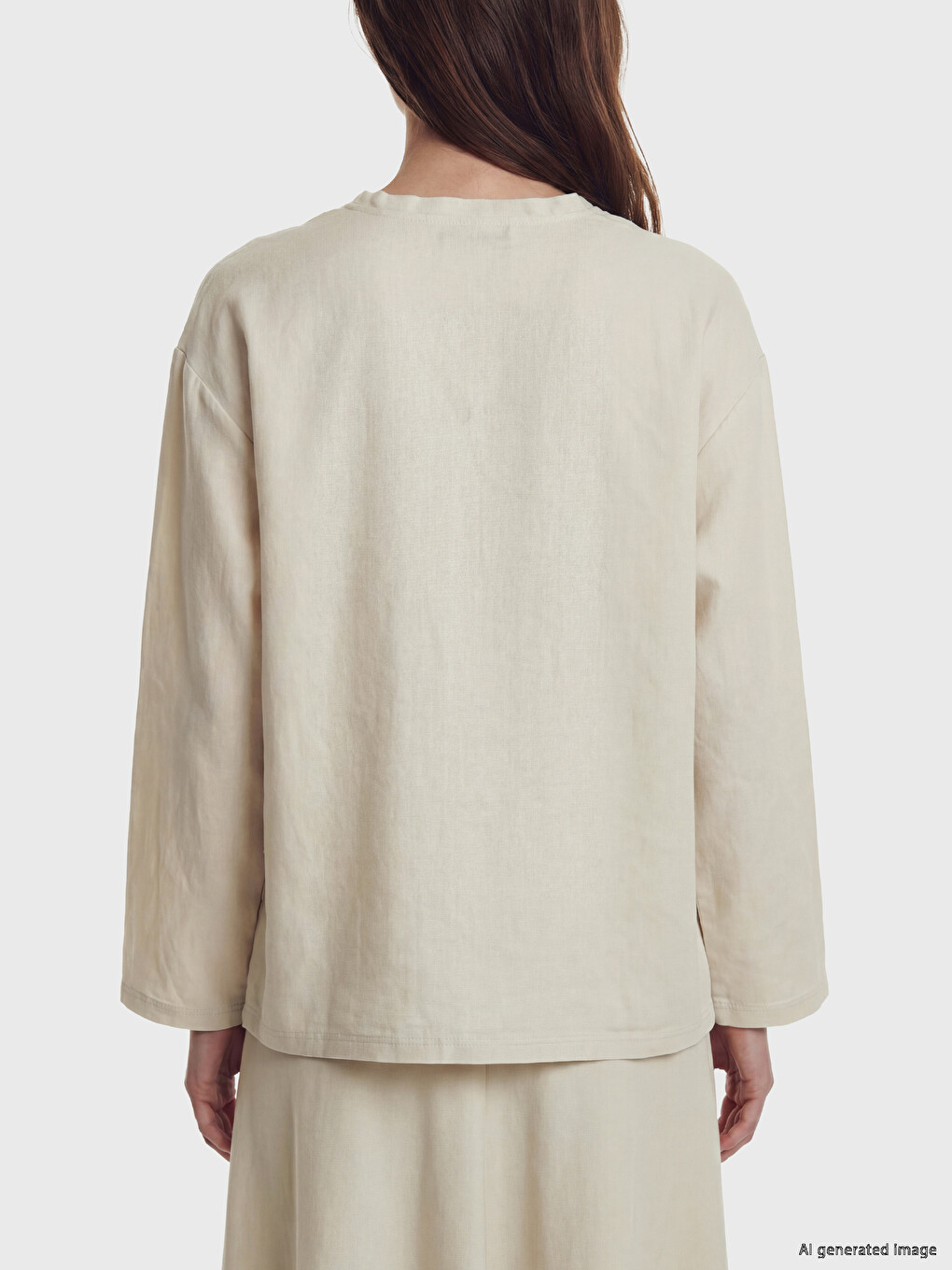 Ženski kimono sa V izrezom-3