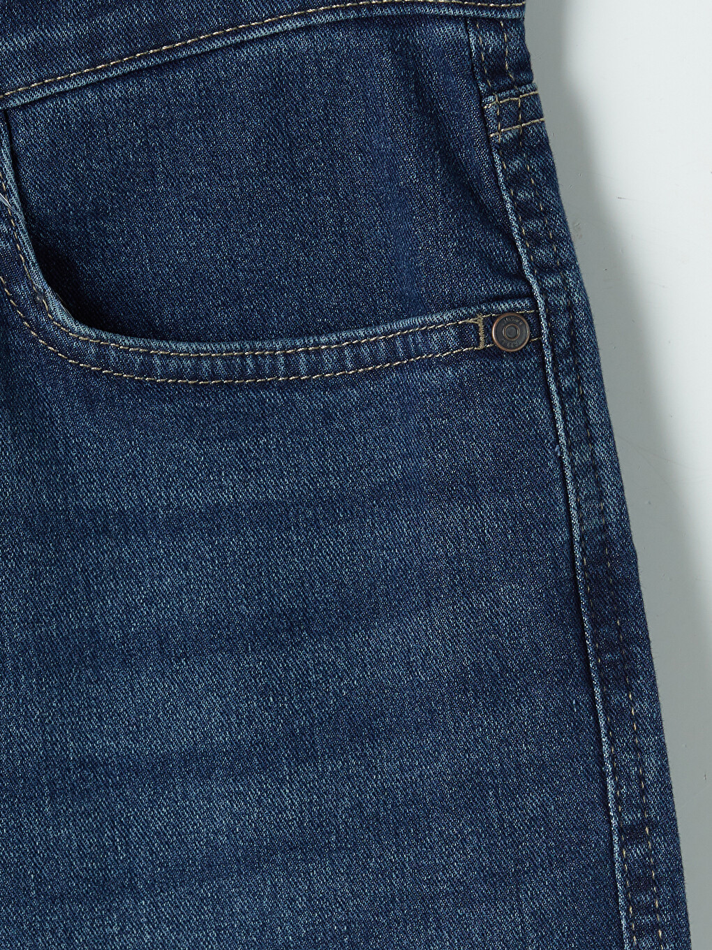 Man Indigo Denim Shorts-6
