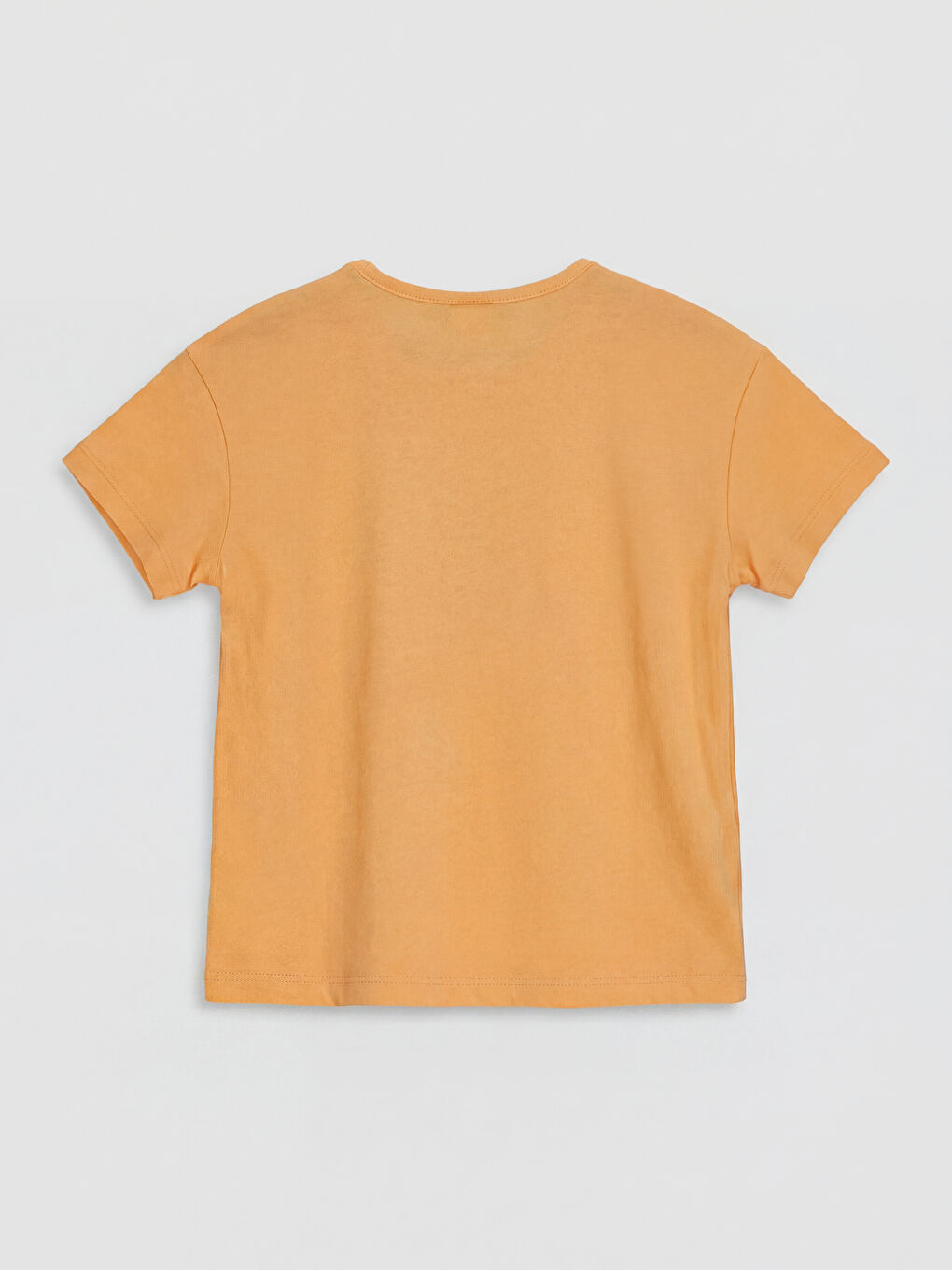 Turuncu Kiraz Nakışlı Kız Çocuk Tişört-1