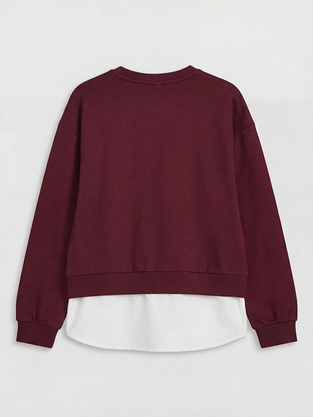 Bordo Hello Kitty Baskılı Kız Çocuk Soft Touch Sweatshirt ve Tayt-2