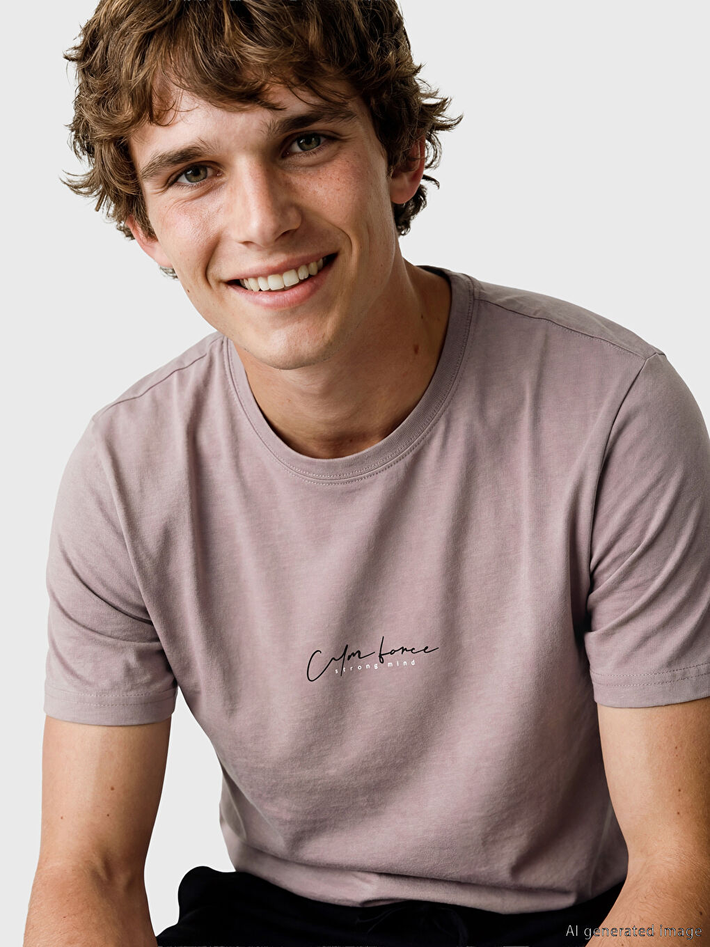 Pembe Standart Kalıp Erkek Pijama Takımı-2