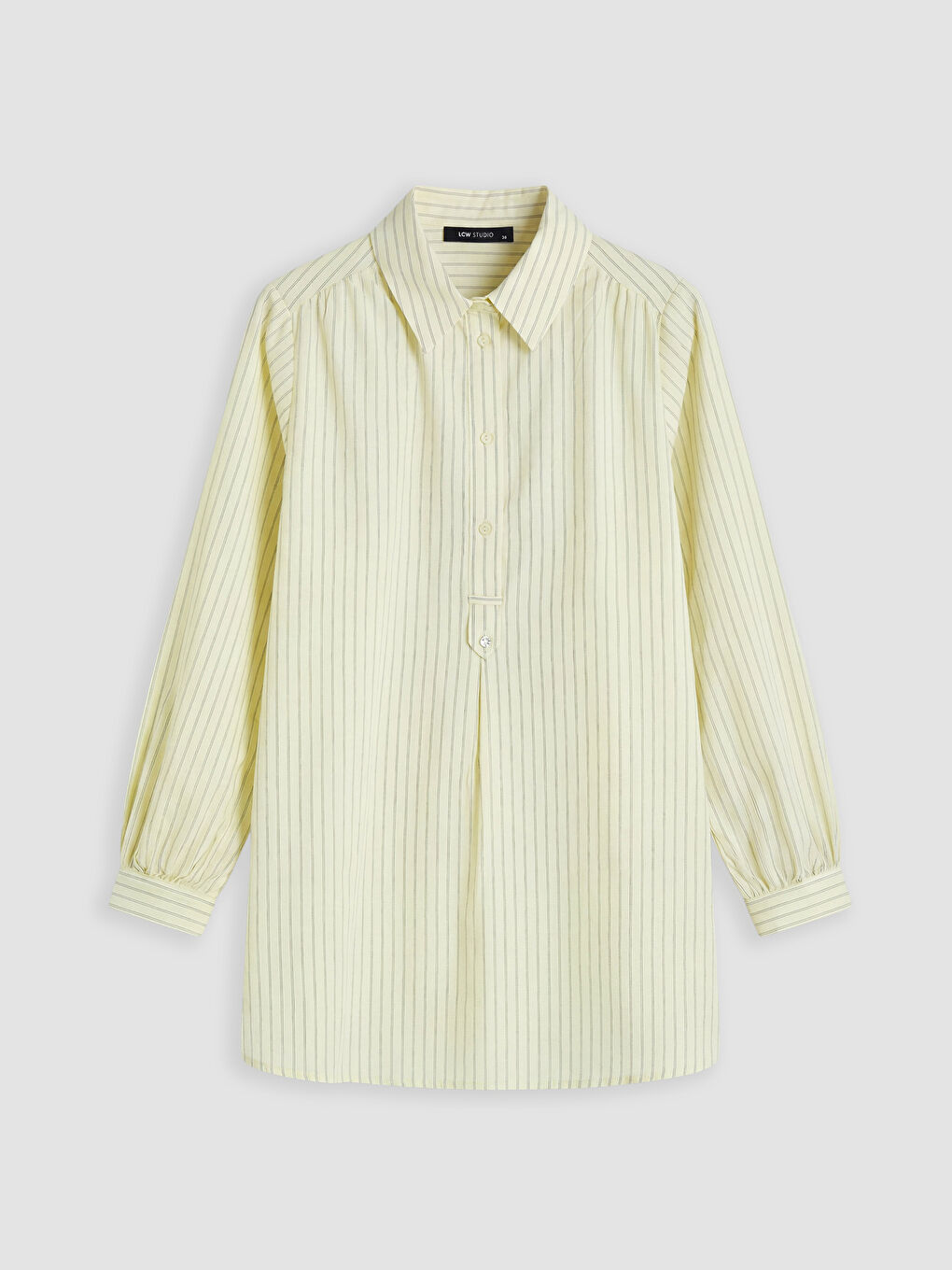 Striped Women's Shirt Tunic-4