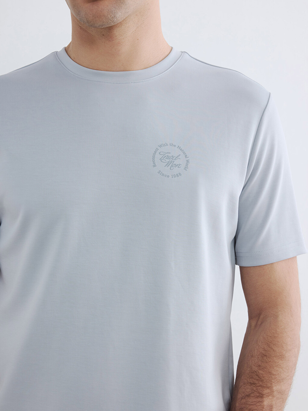 Standard Fit Embroidered Men's T-Shirt-2
