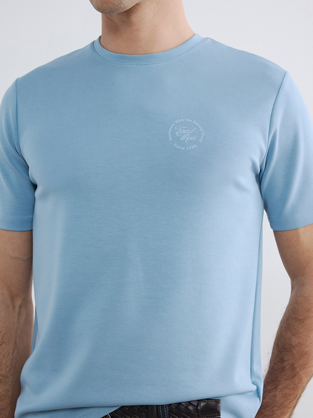 Standard Fit Embroidered Men's T-Shirt-2