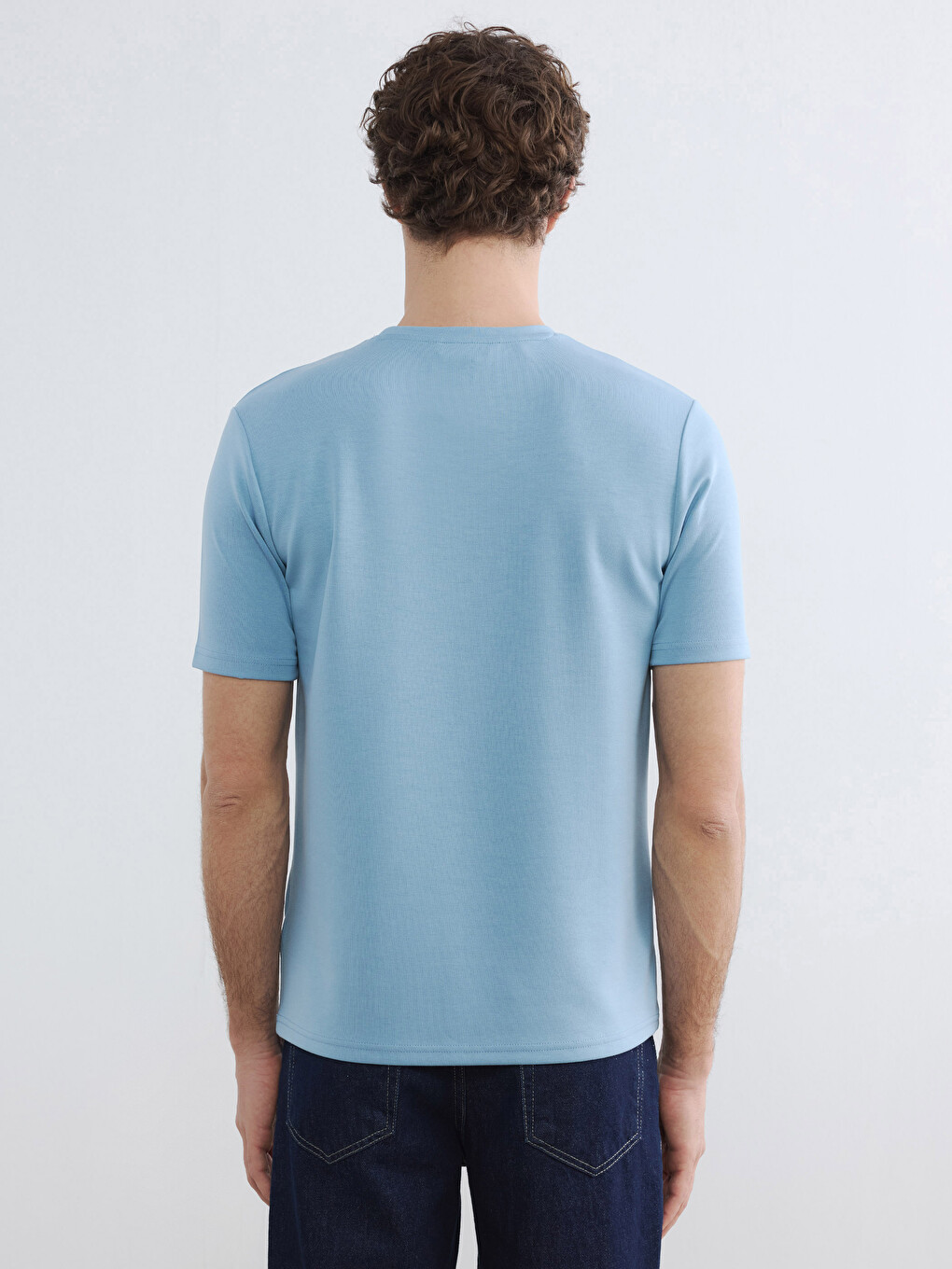 Standard Fit Embroidered Men's T-Shirt-3