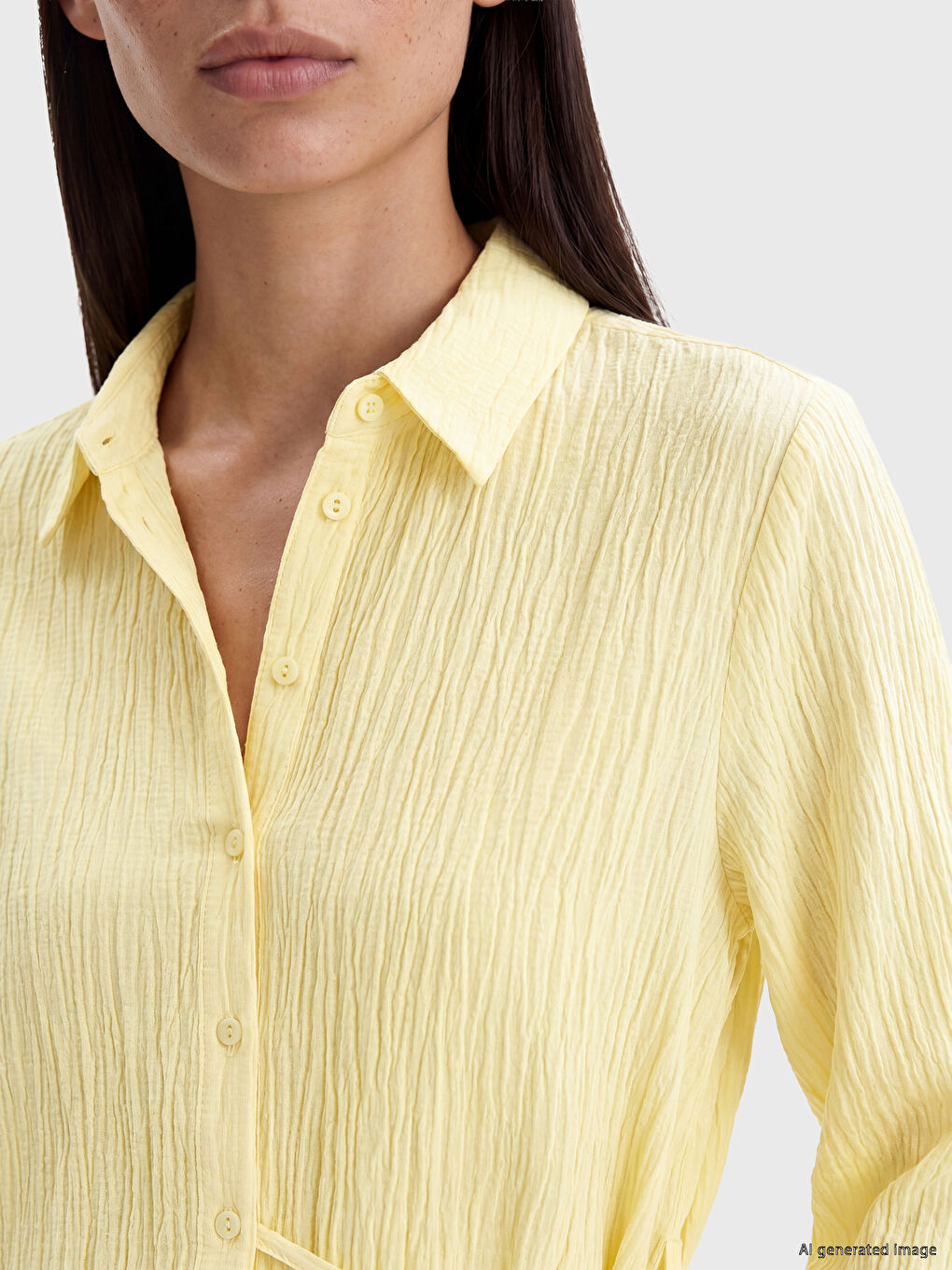 Textured Women's Shirt Tunic-2