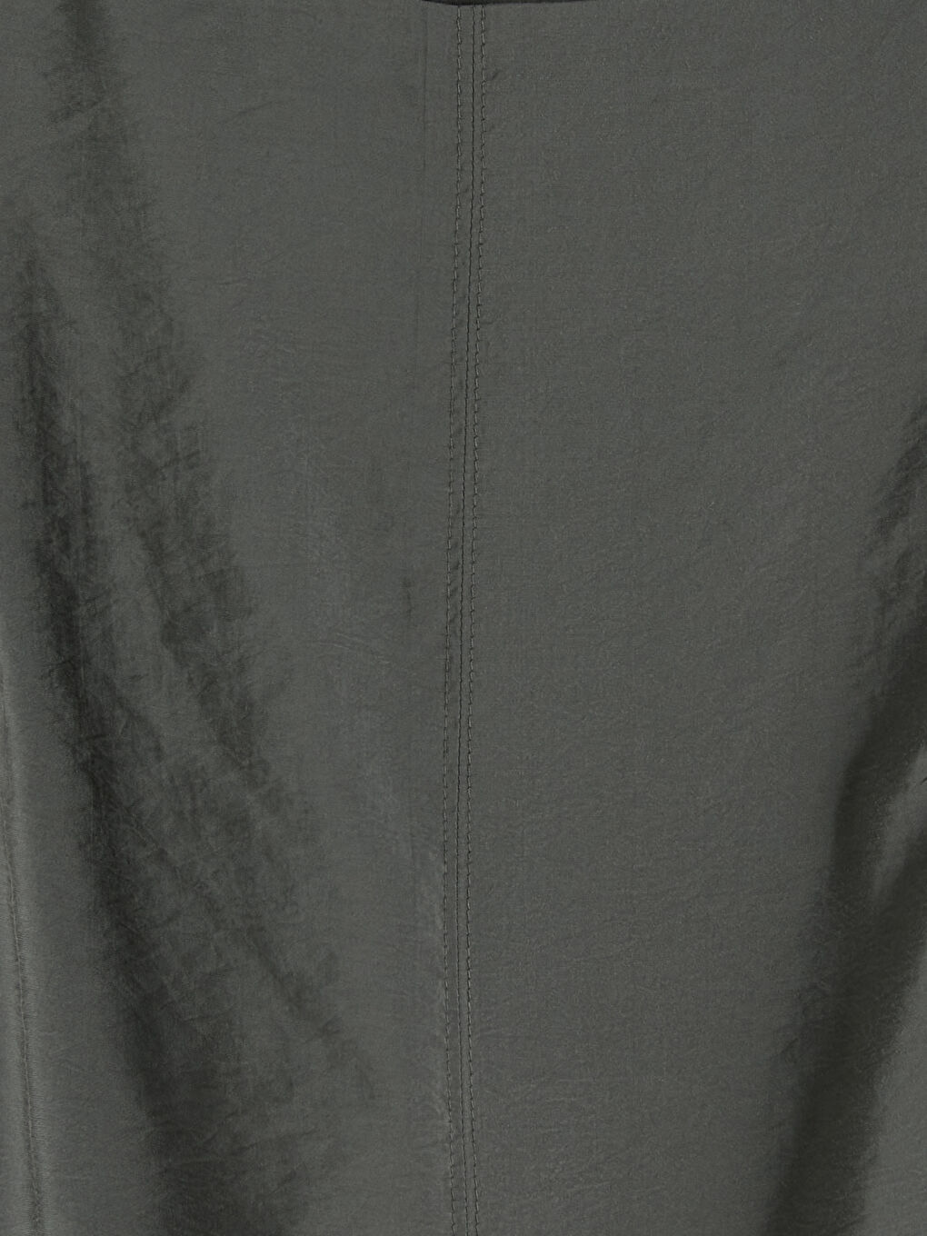 Gri Bisiklet Yaka Modal Karışımlı Elbise-2