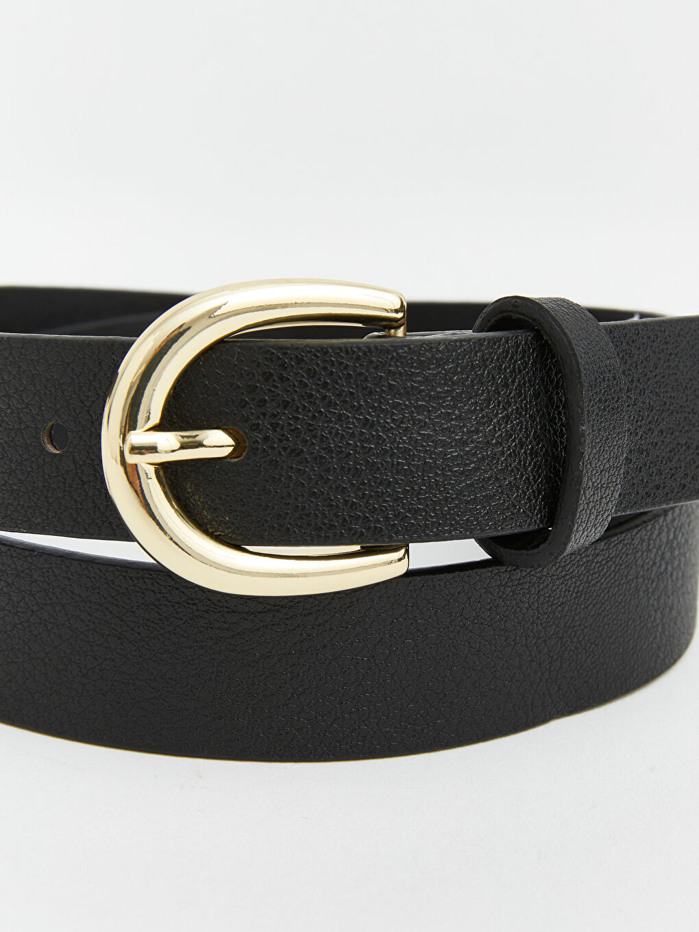 Siyah Metal Tokalı Kadın Kemer-3