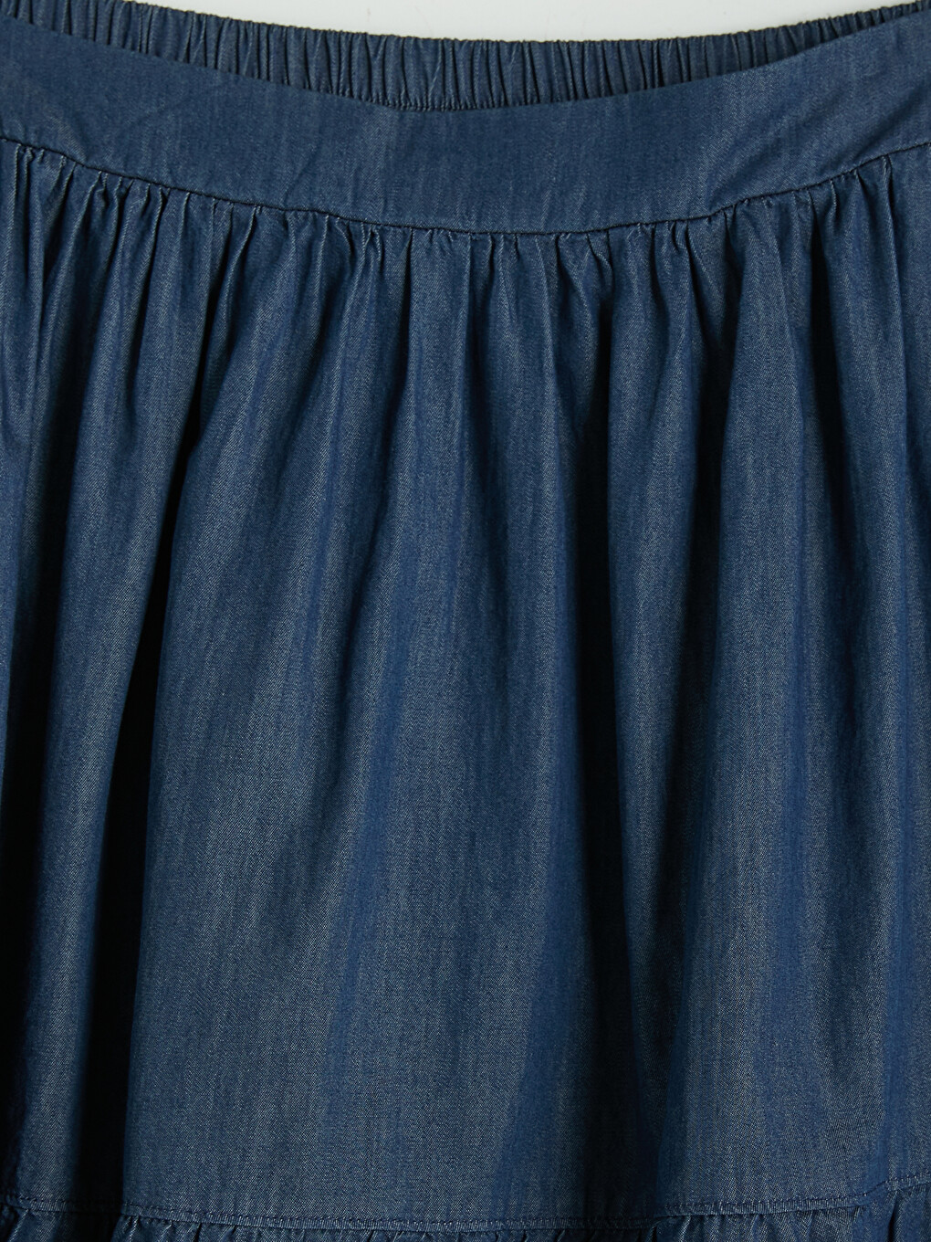 Siyah Beli Lastikli Katkat Jean Etek-2