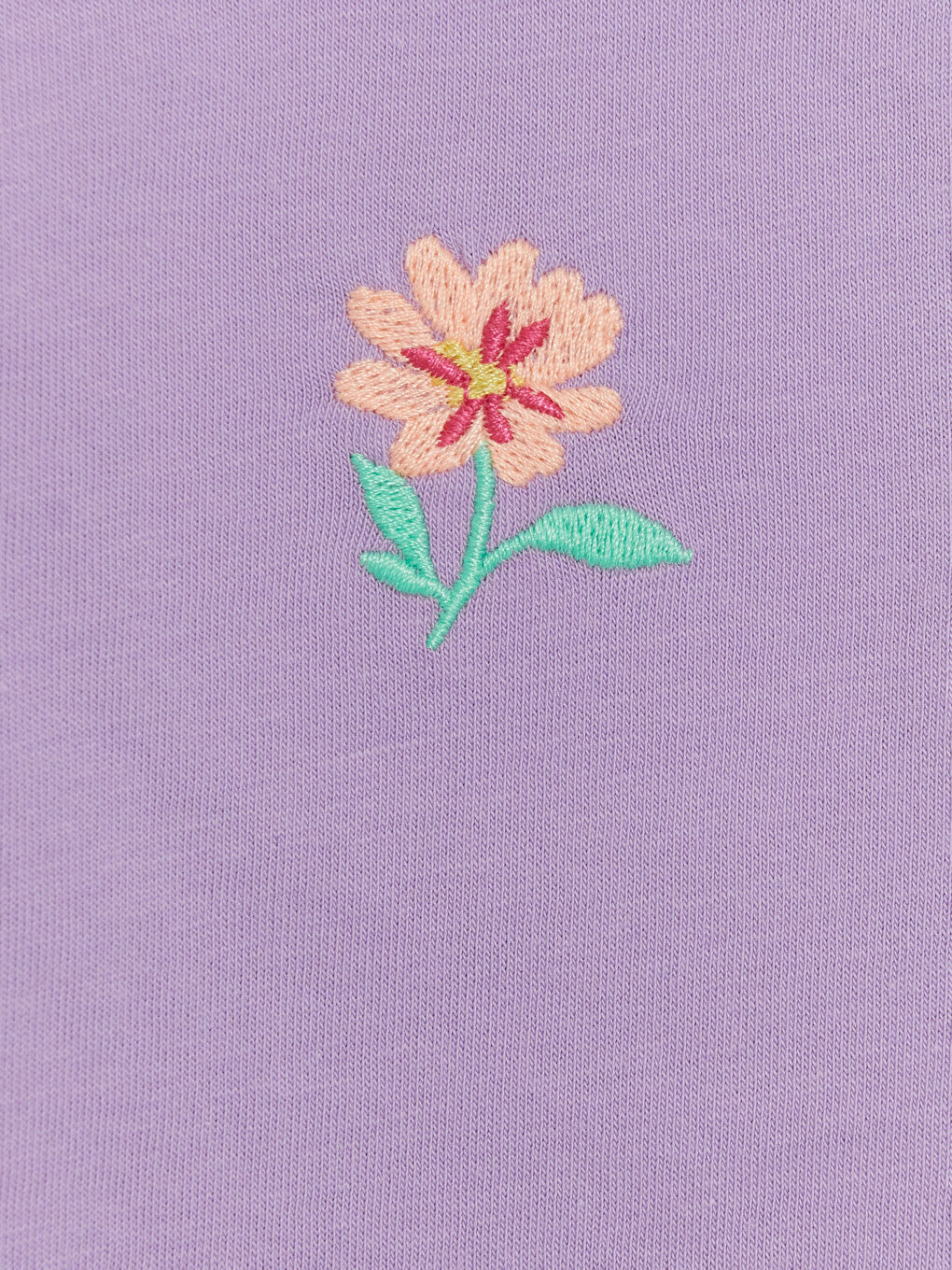 Mercan Bisiklet Yaka Nakışlı Kız Çocuk Atlet 2'li-5