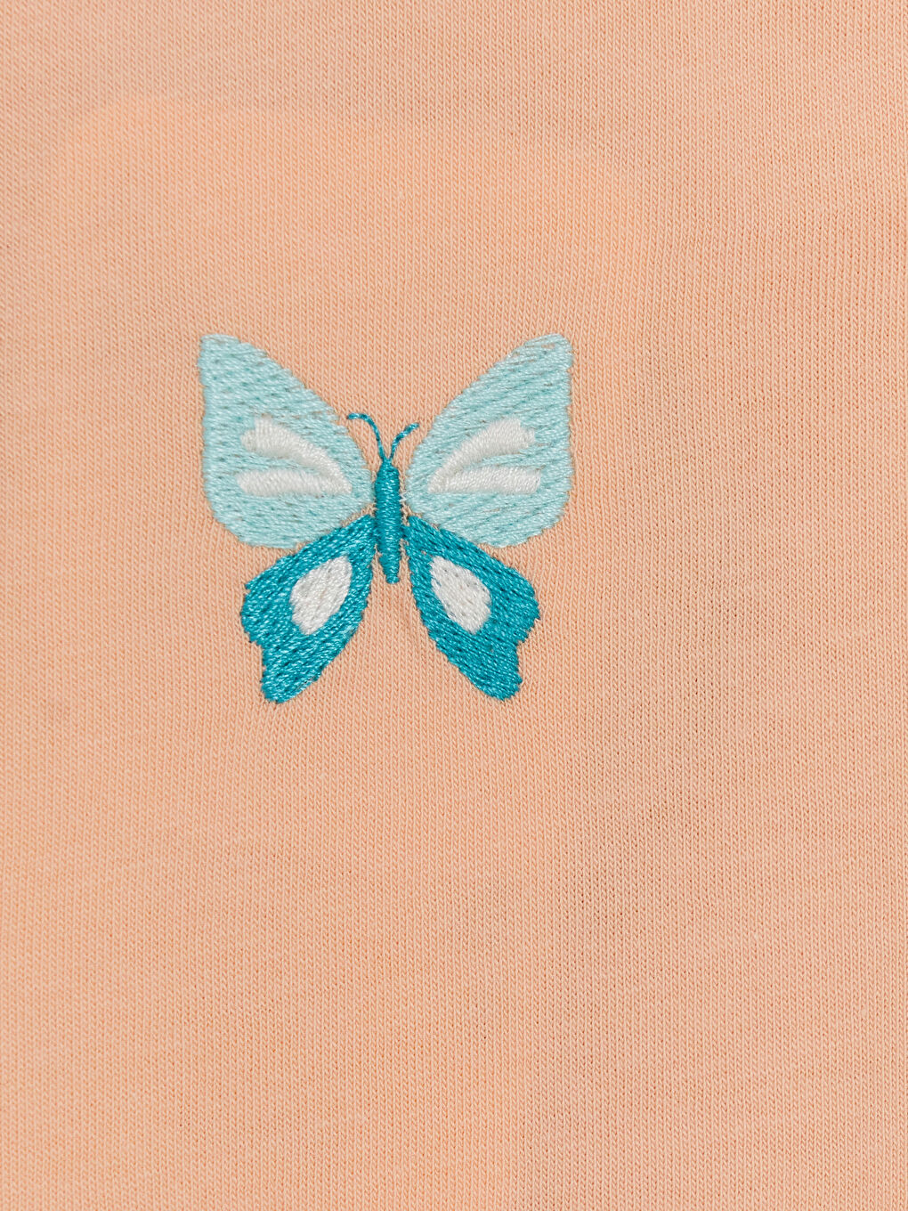 Mercan Bisiklet Yaka Nakışlı Kız Çocuk Atlet 2'li-6