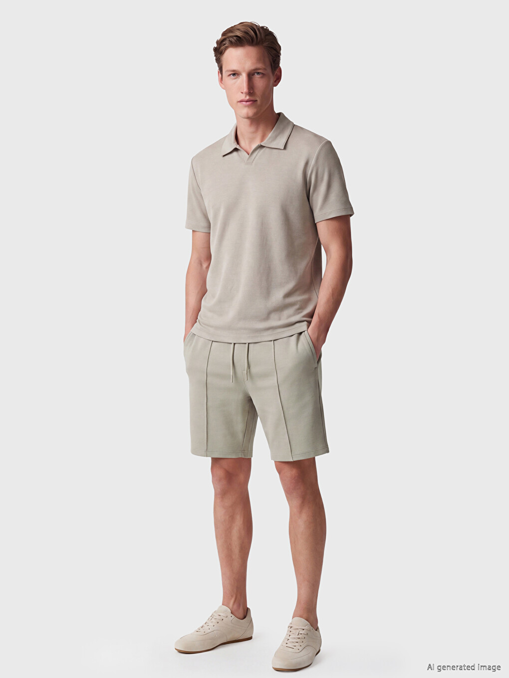 Pantallona Të Shkurtra Regular Fit Për Burra-1