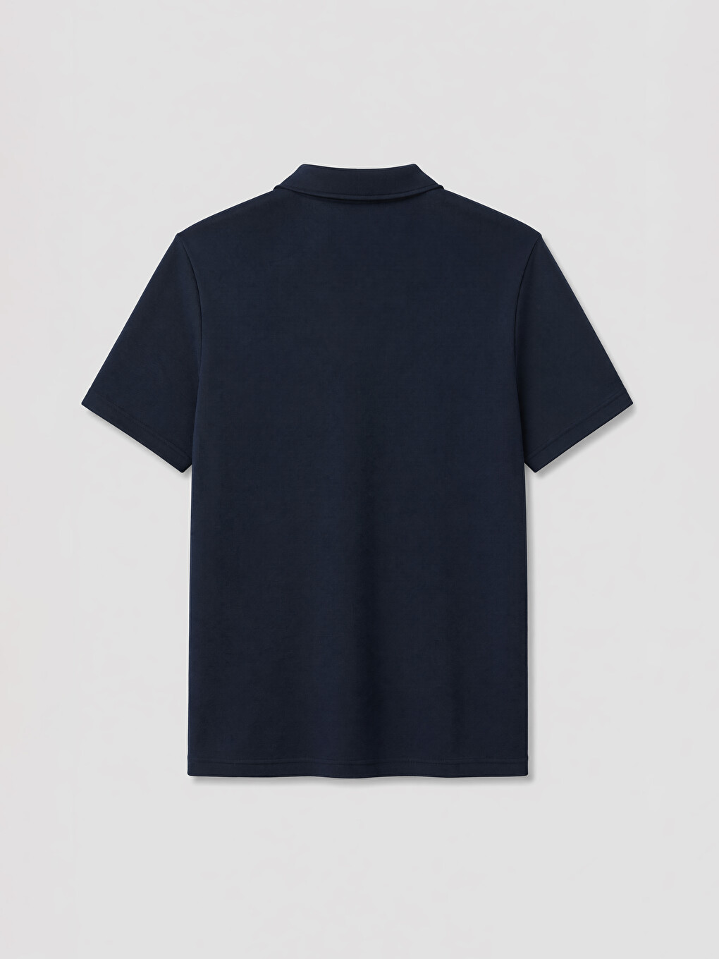 Lacivert Polo Yaka Erkek Tişört-1