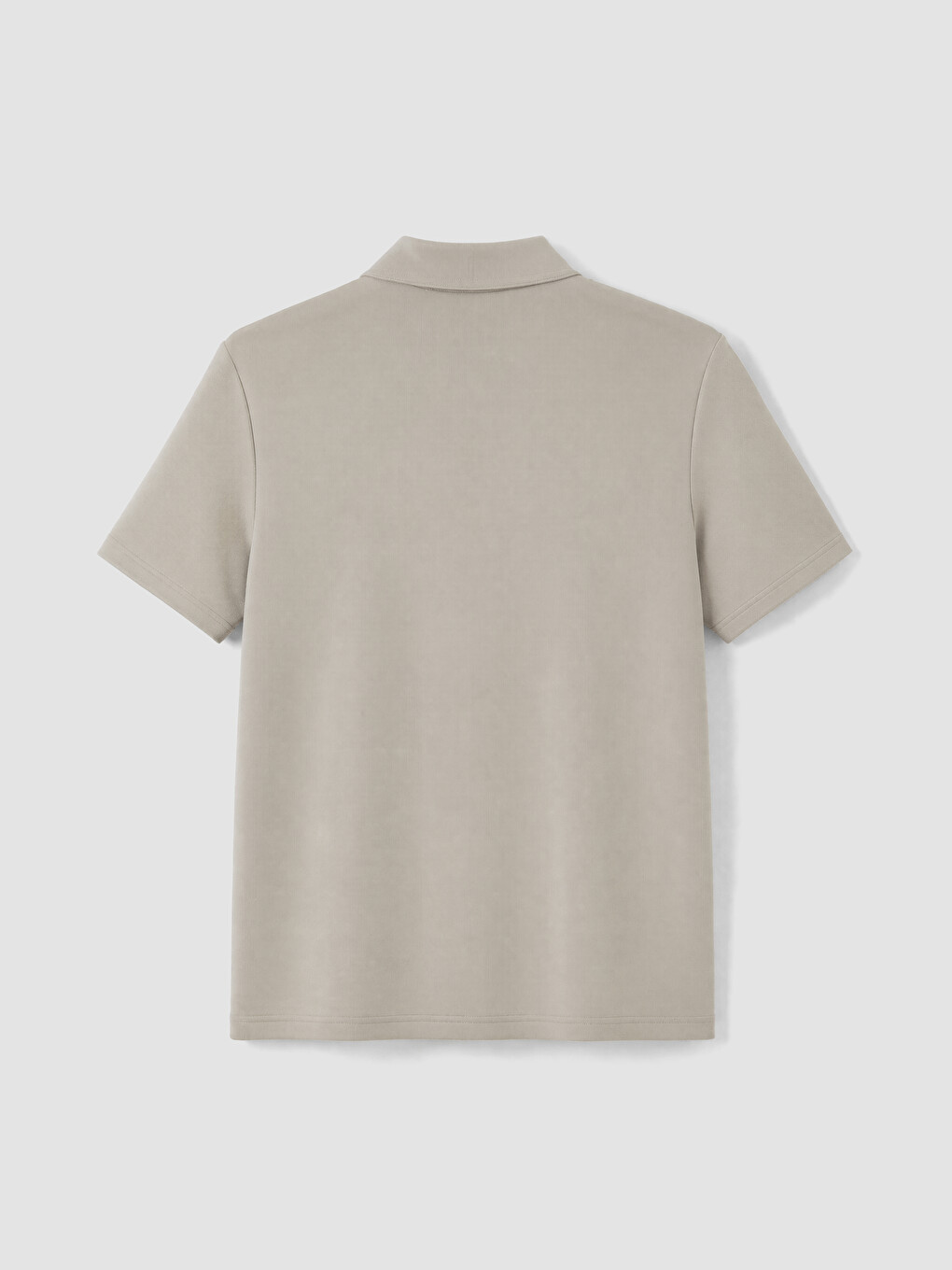 Bej Polo Yaka Erkek Tişört-1