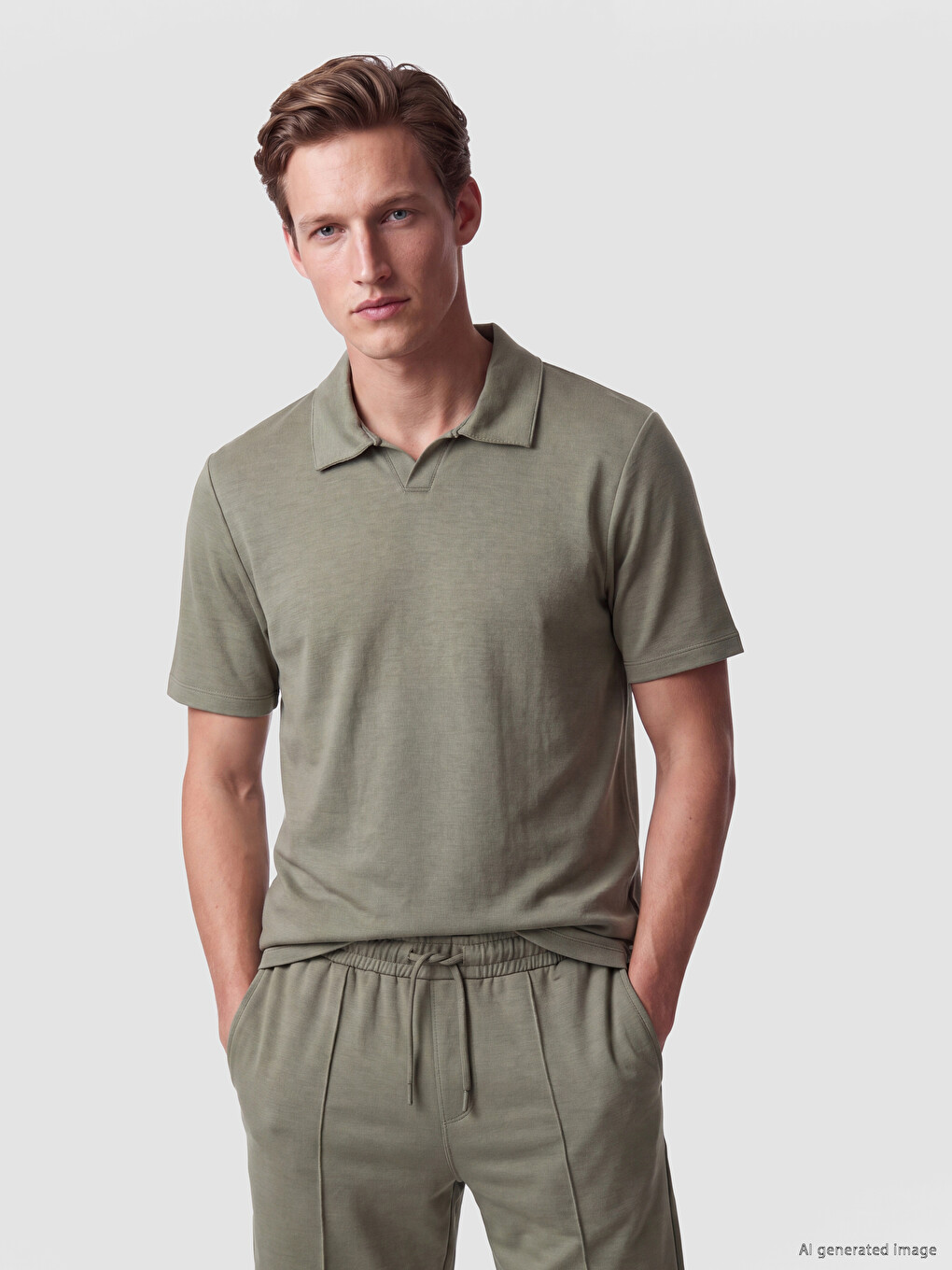 Polo Collar Men's T-shirt