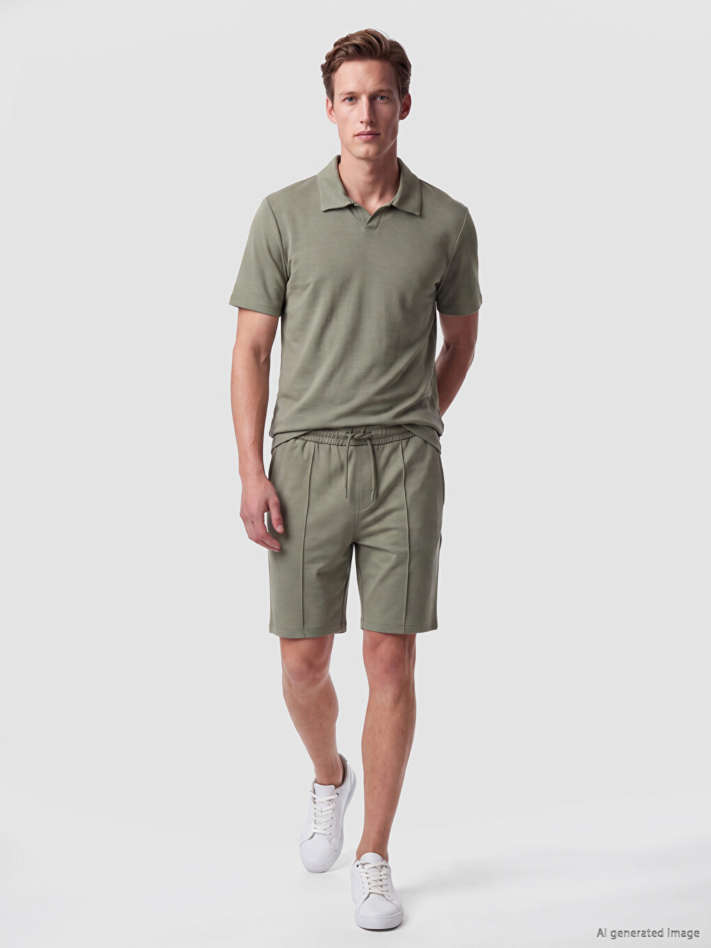 Polo Collar Men's T-shirt-1