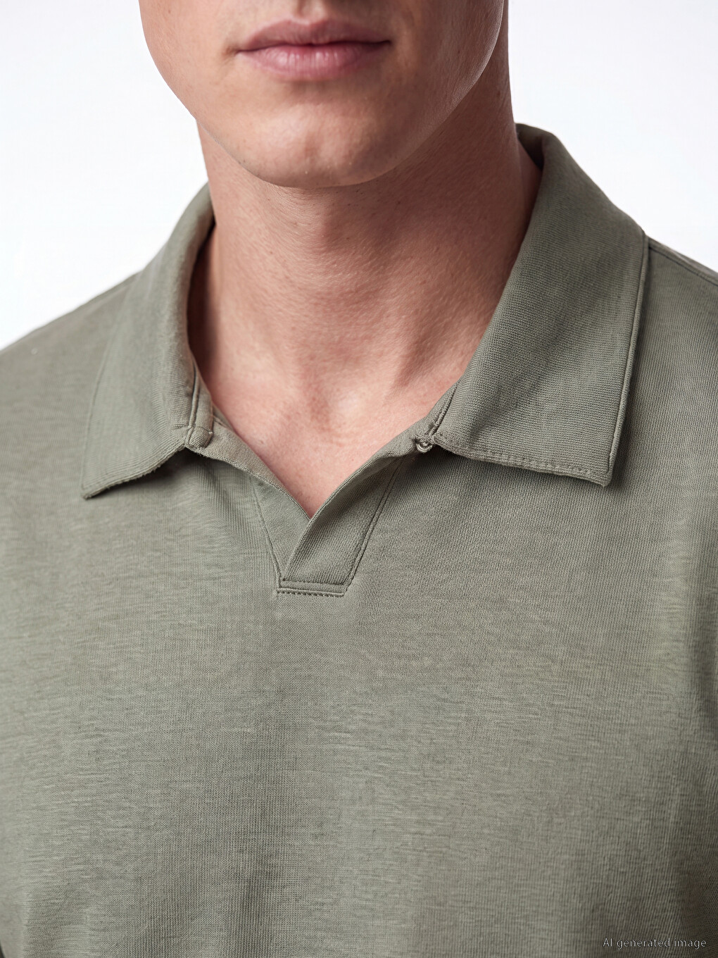 Polo Collar Men's T-shirt-2