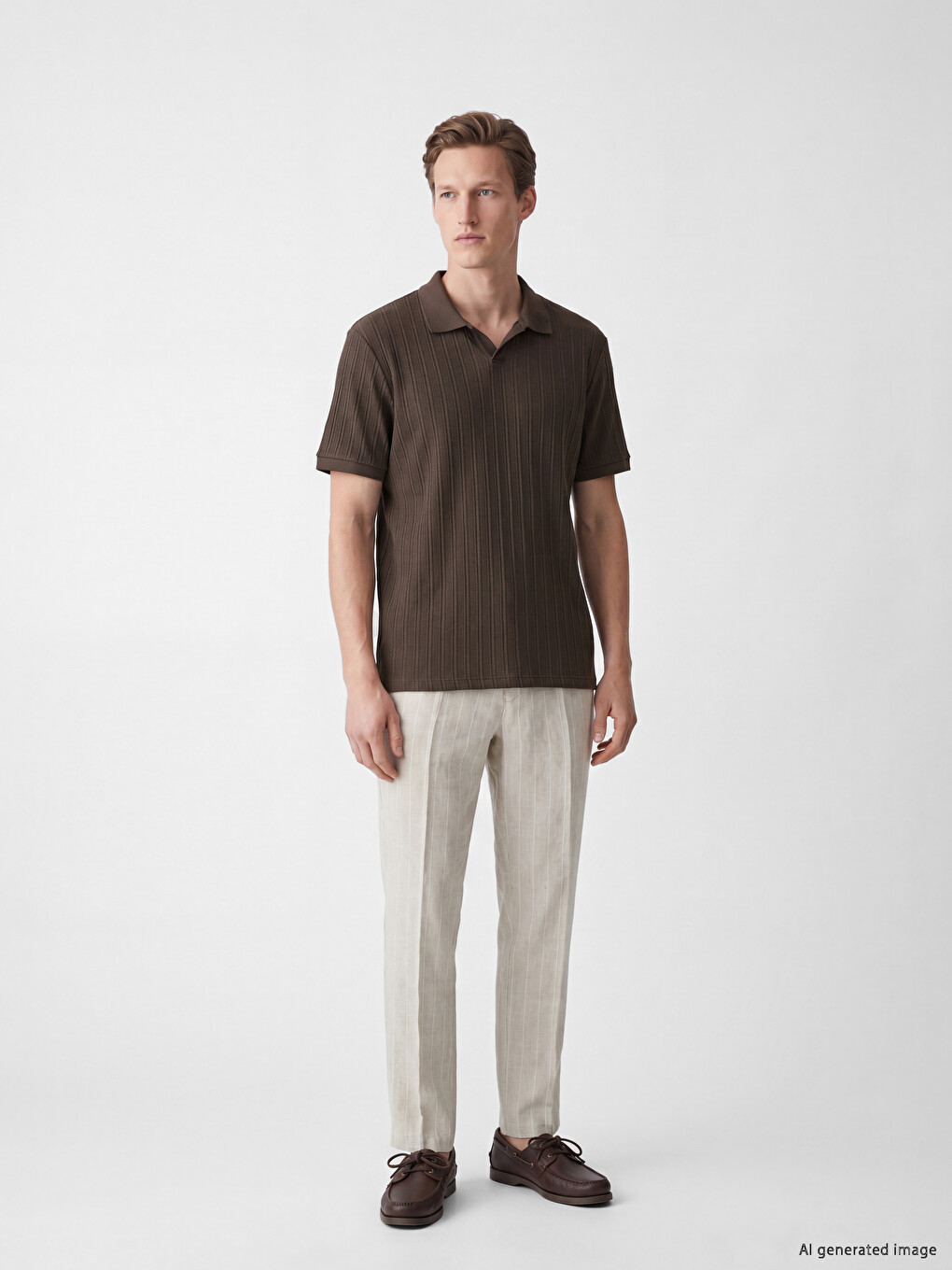Polo Collar Men's T-shirt-1