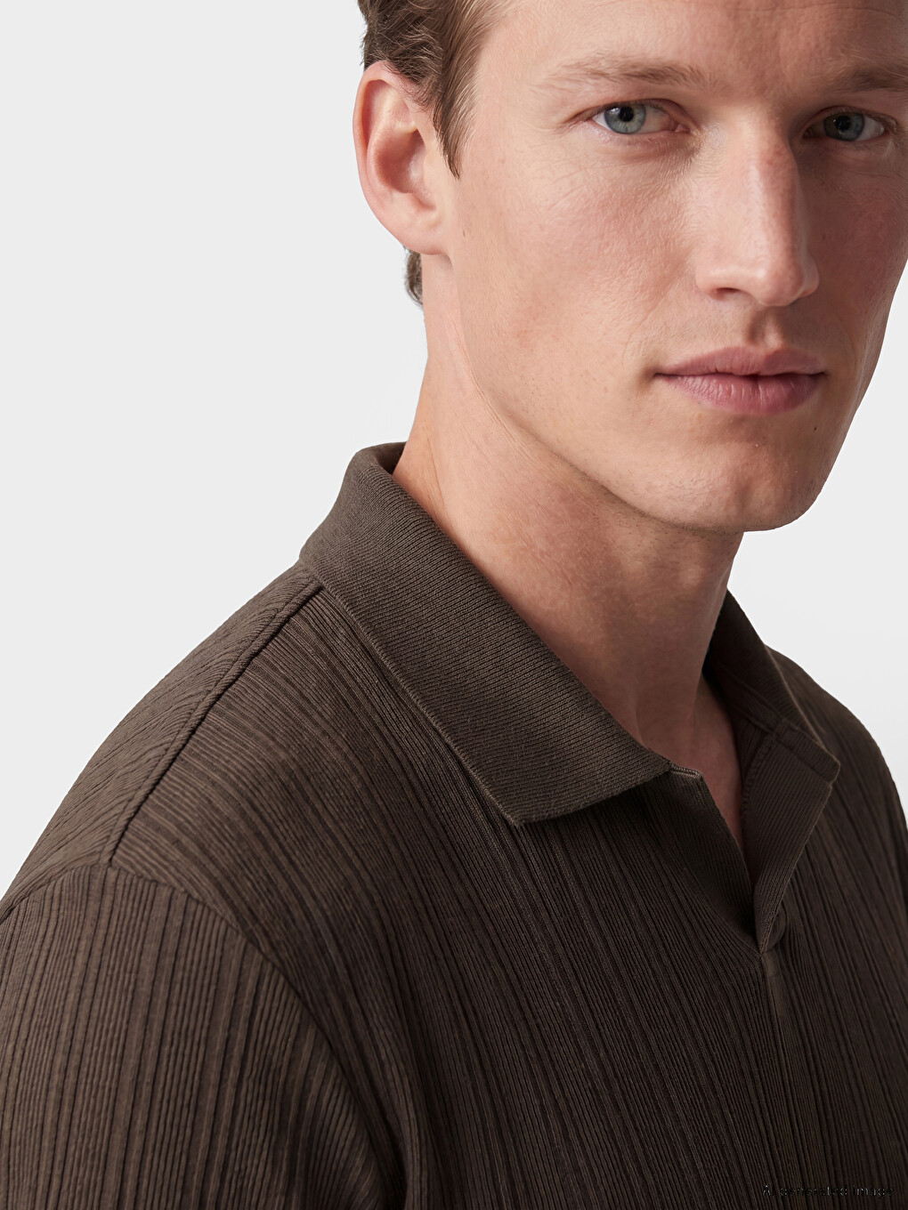 Polo Collar Men's T-shirt-2