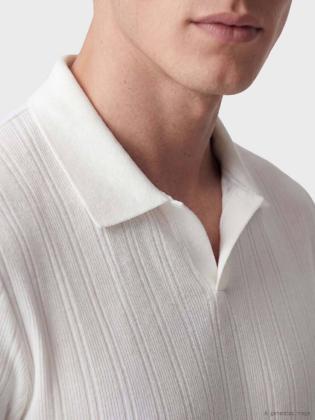 Polo Collar Men's T-Shirt-2