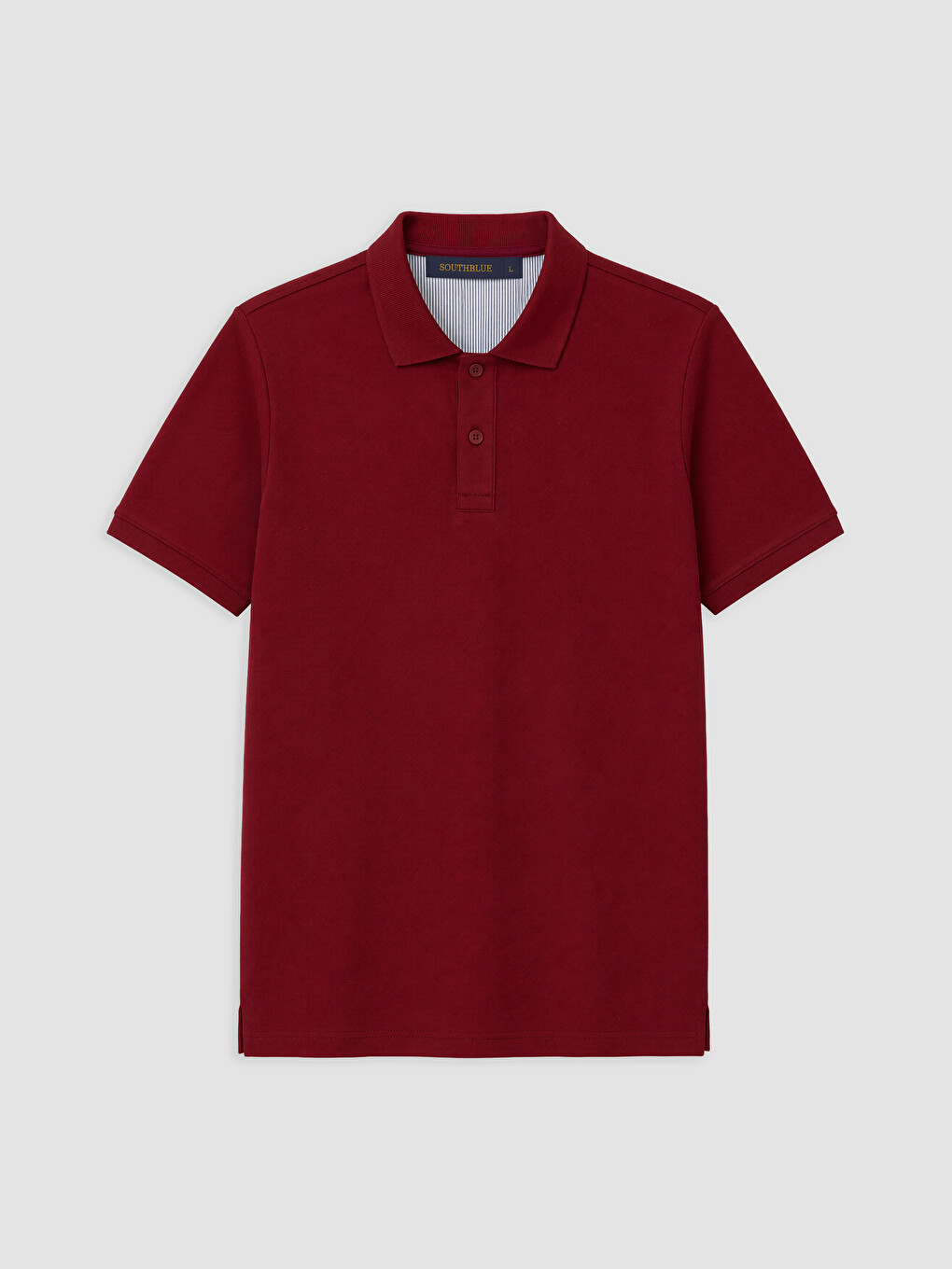 Kırmızı Polo Yaka Pike Erkek Tişört-4
