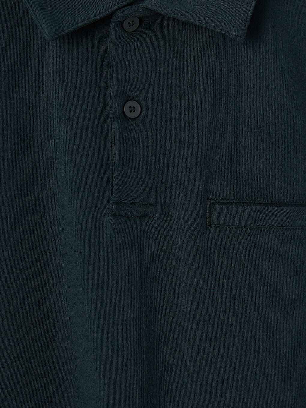 Yeşil Polo Yaka Erkek Tişört-2