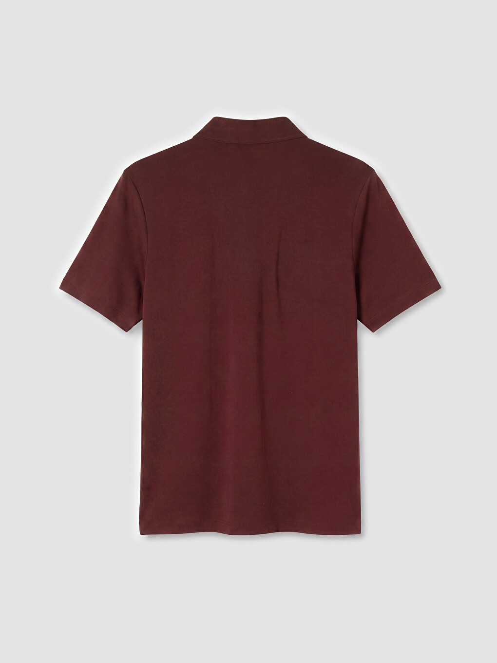 Bordo Polo Yaka Erkek Tişört-1