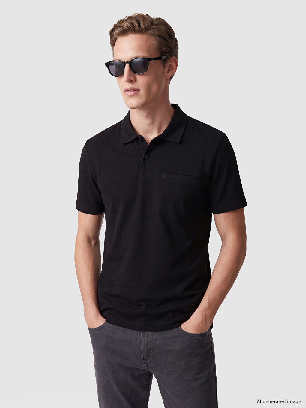 Polo Collar Men's T-shirt