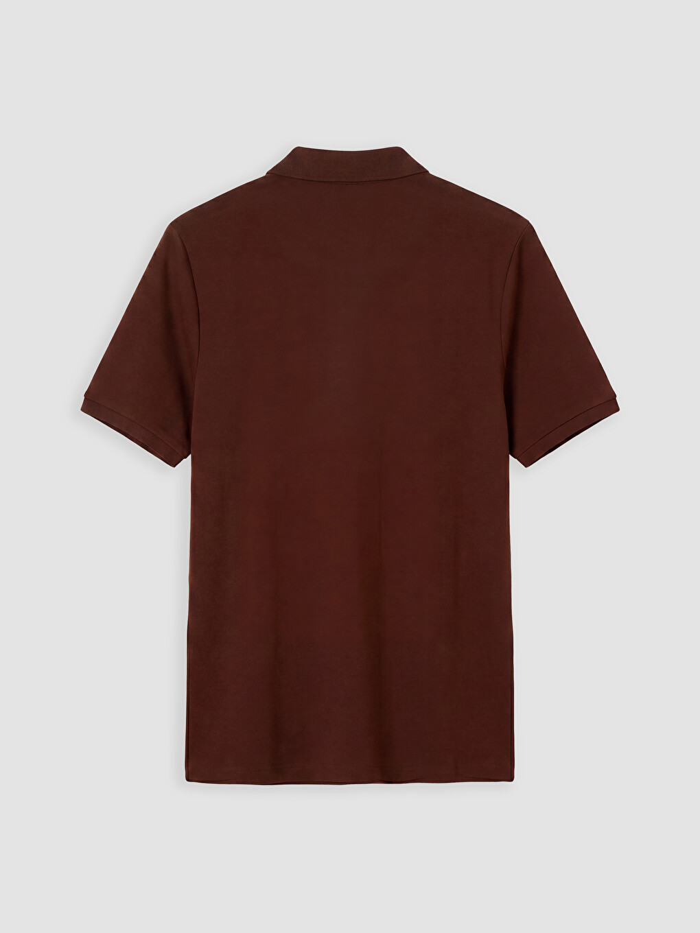 Kahverengi Polo Yaka Erkek Tişört-1