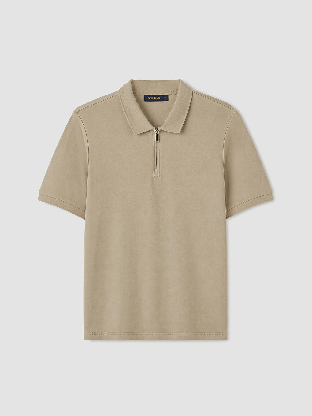 Bej Polo Yaka Erkek Tişört