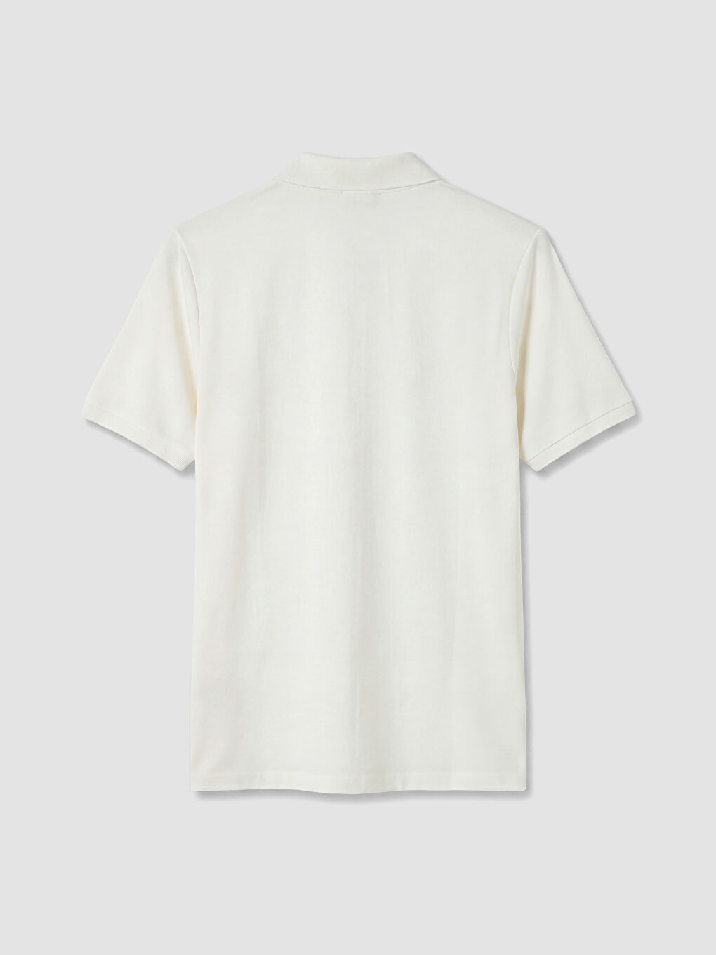 Ekru Polo Yaka Erkek Tişört-2