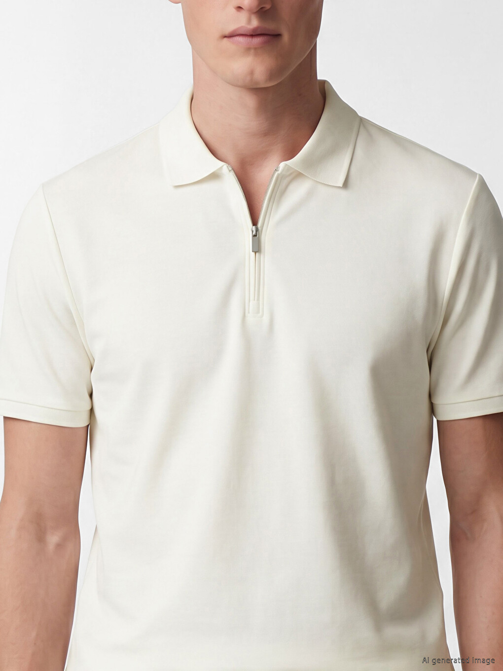 Polo Collar Men's T-Shirt-2