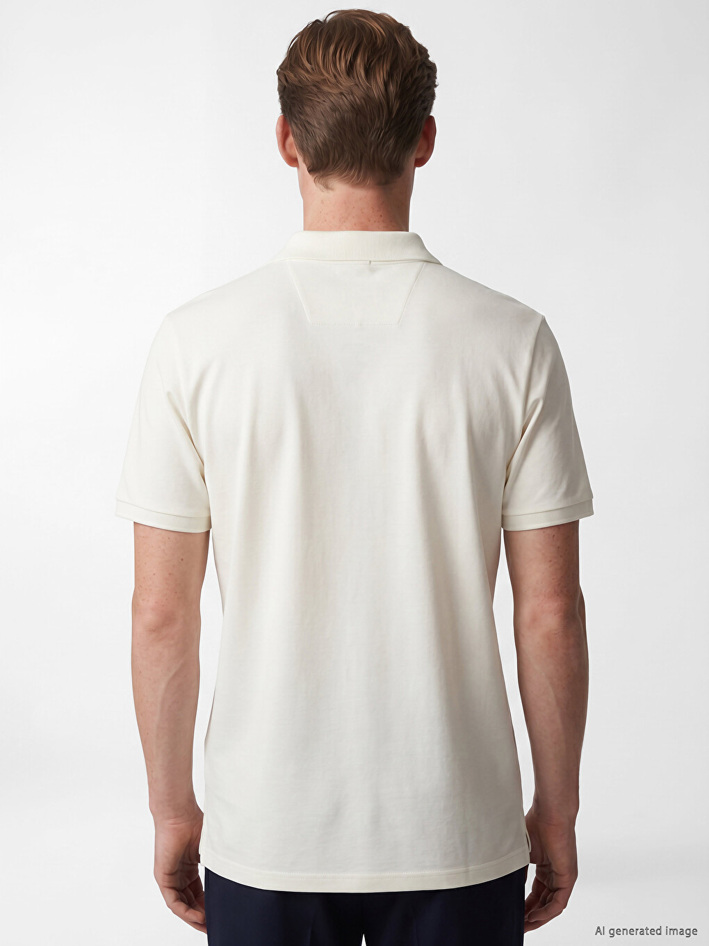 Polo Collar Men's T-Shirt-3