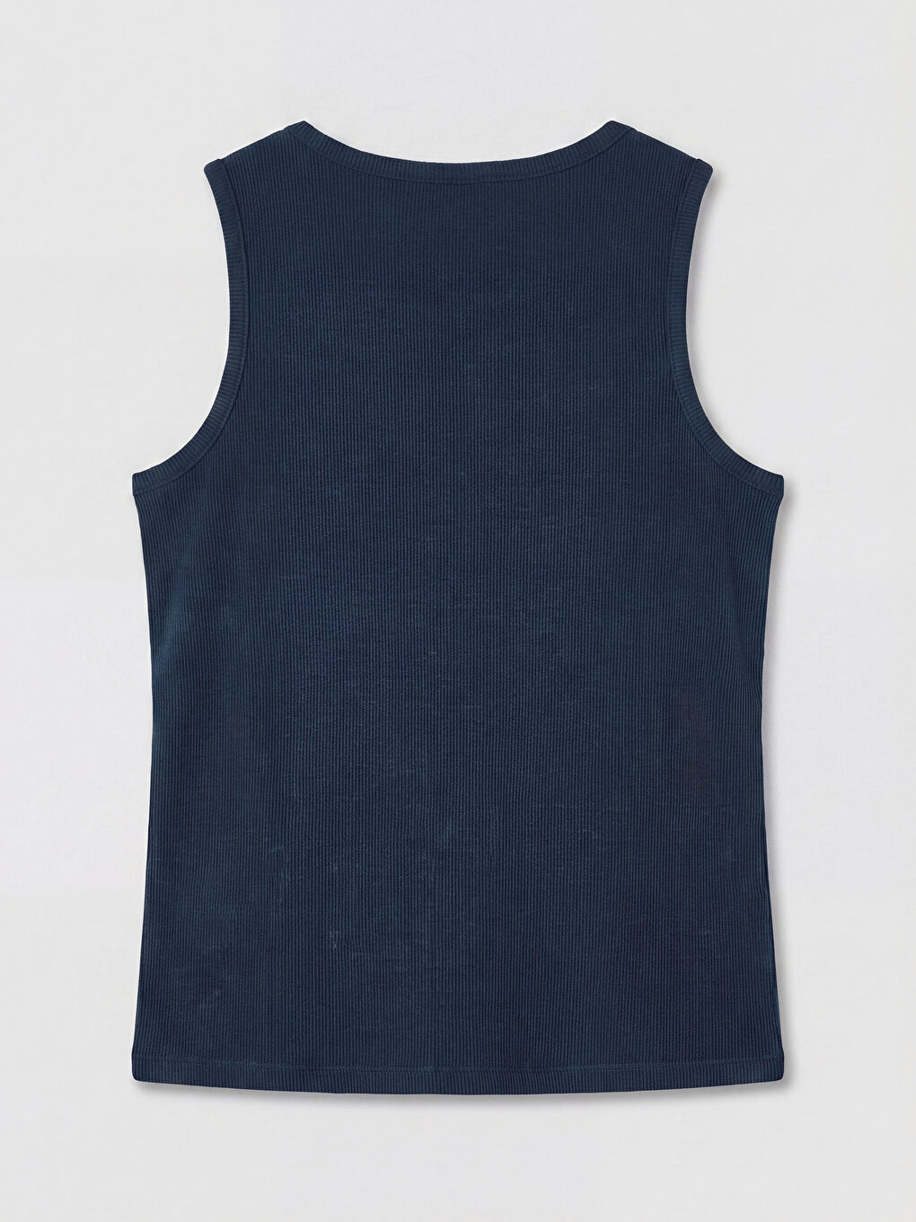 Lacivert Bisiklet Yaka Kadın Atlet-1