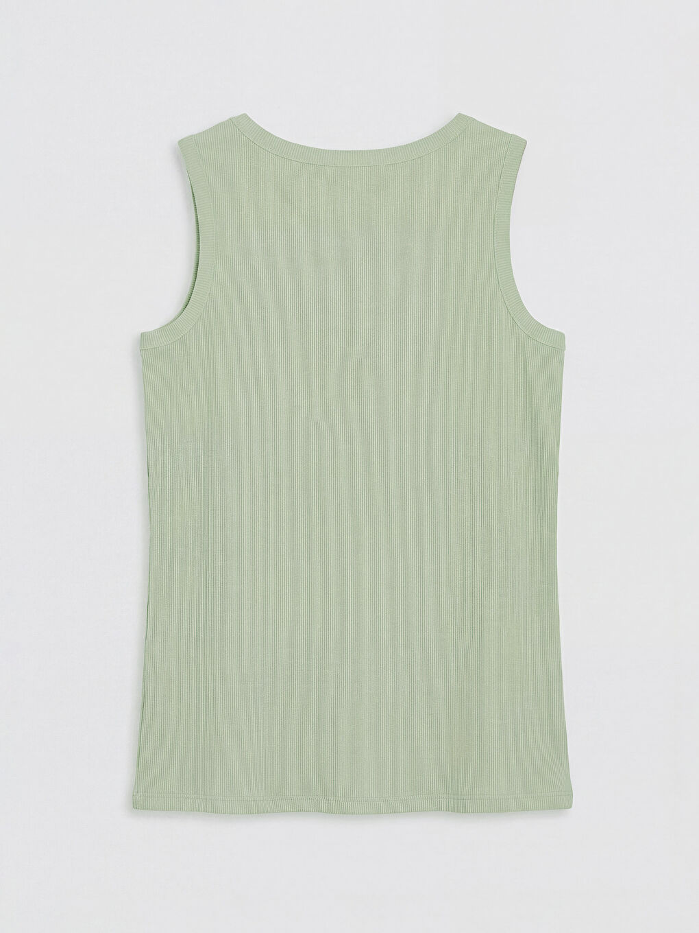 Yeşil Bisiklet Yaka Kadın Atlet-1