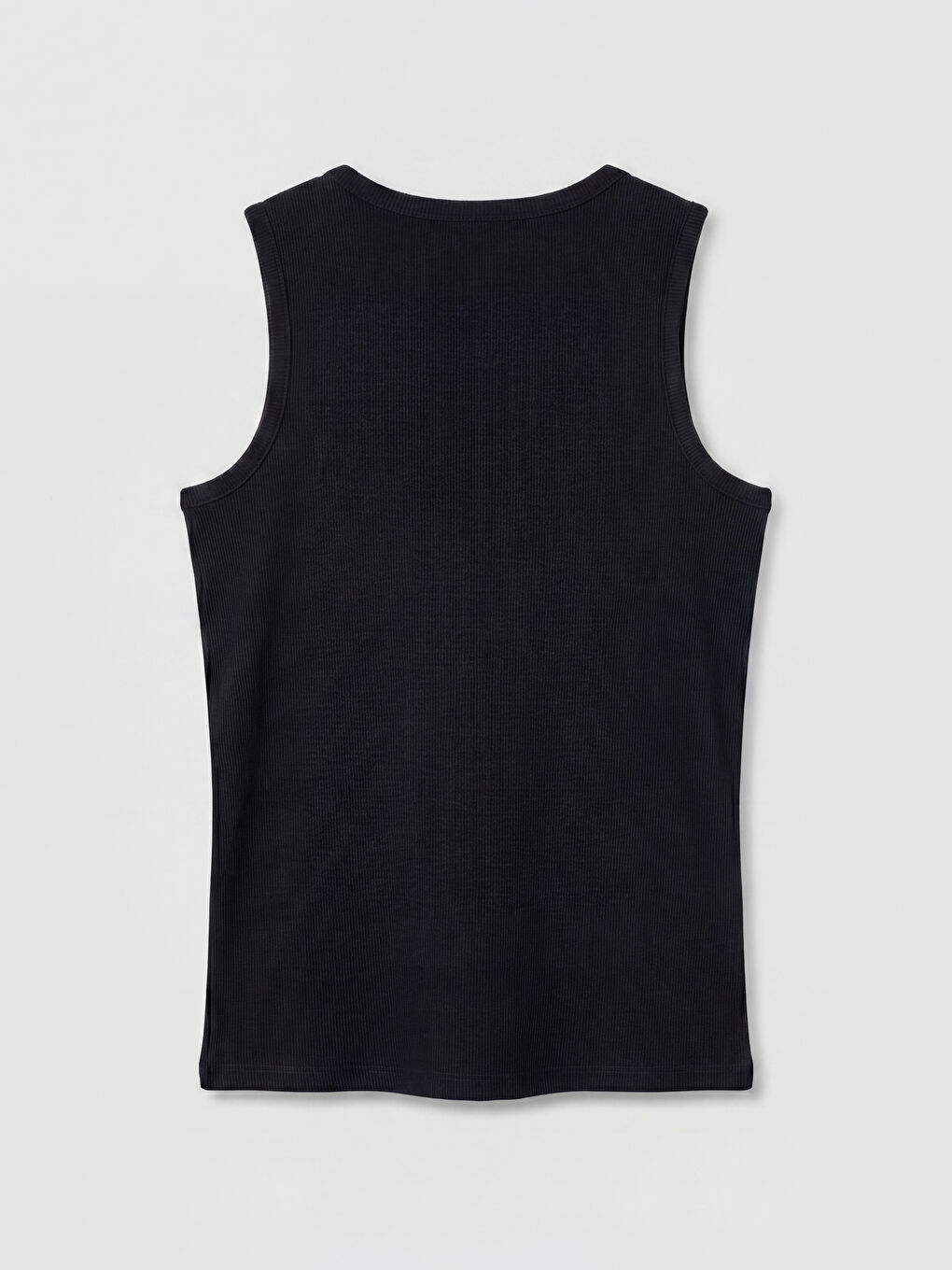 Siyah Bisiklet Yaka Kadın Atlet-1