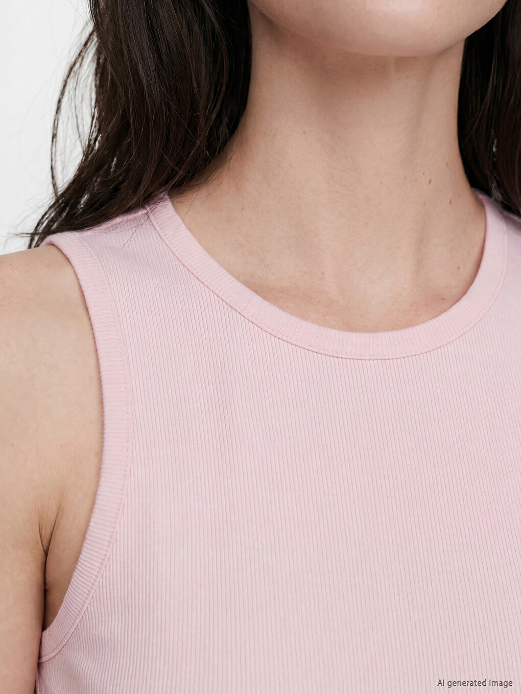 Crew Neck Women's Tank Top-2