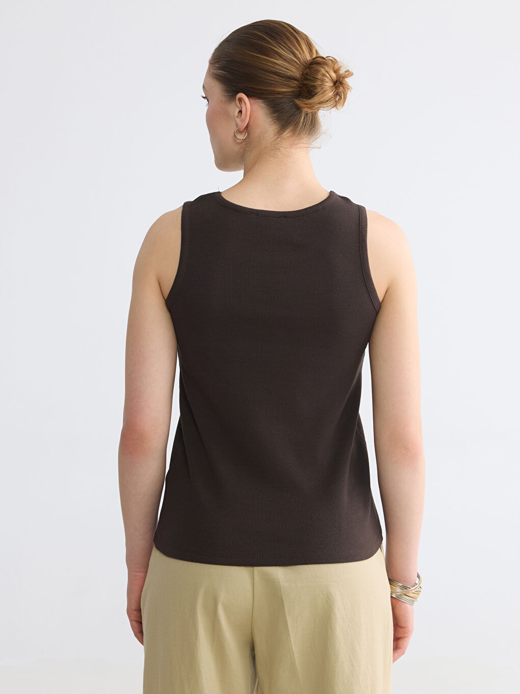 Crew Neck Women's Tank Top-3