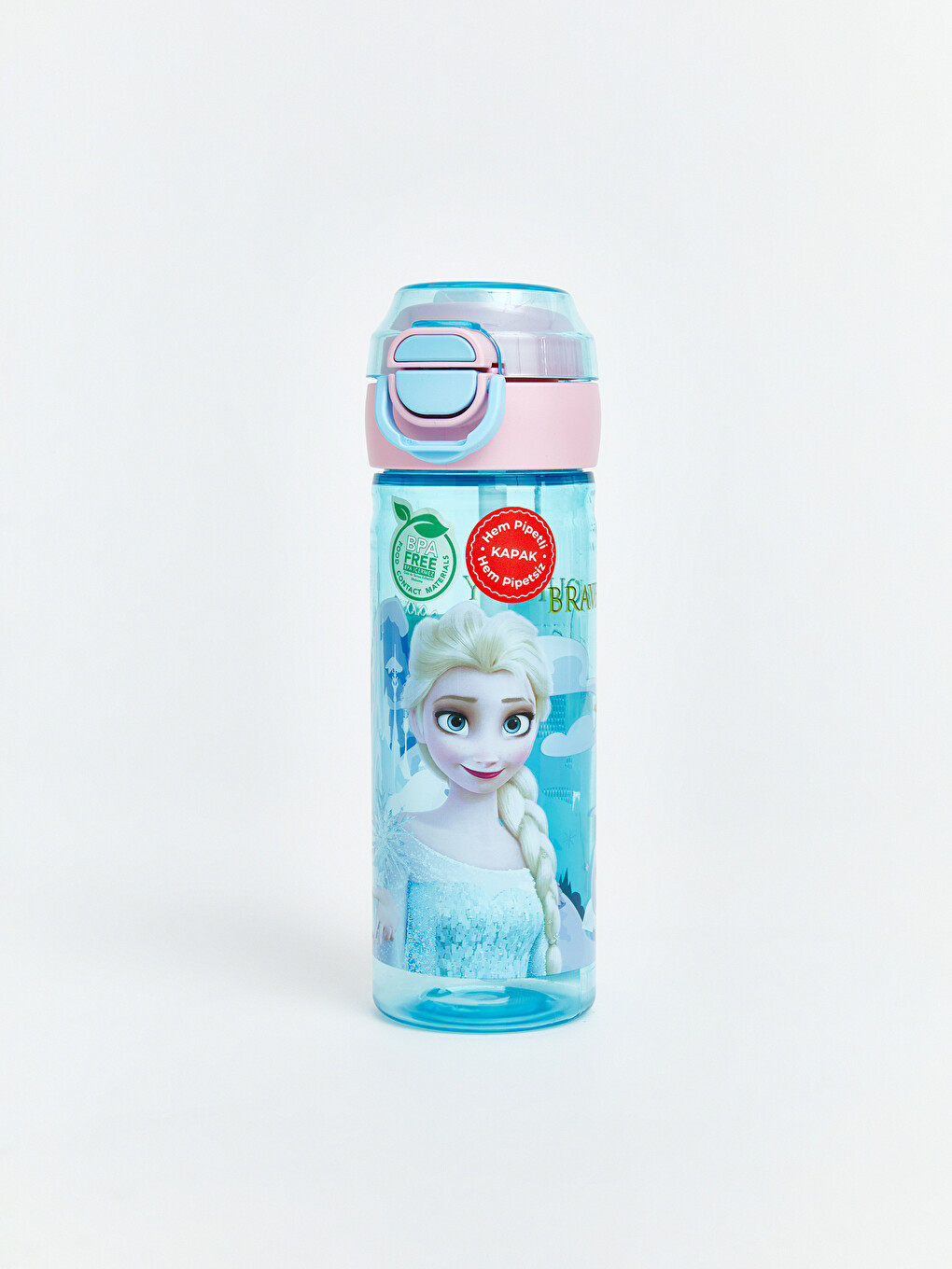 Karışık Frozen Baskılı Pipetli Suluk 500 ml-1