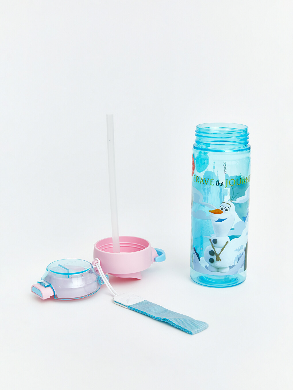 Karışık Frozen Baskılı Pipetli Suluk 500 ml-4