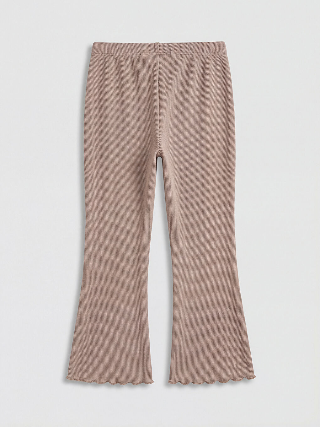 Kahverengi Kız Bebek İspanyol Paça Eşofman Altı 3'lü-2