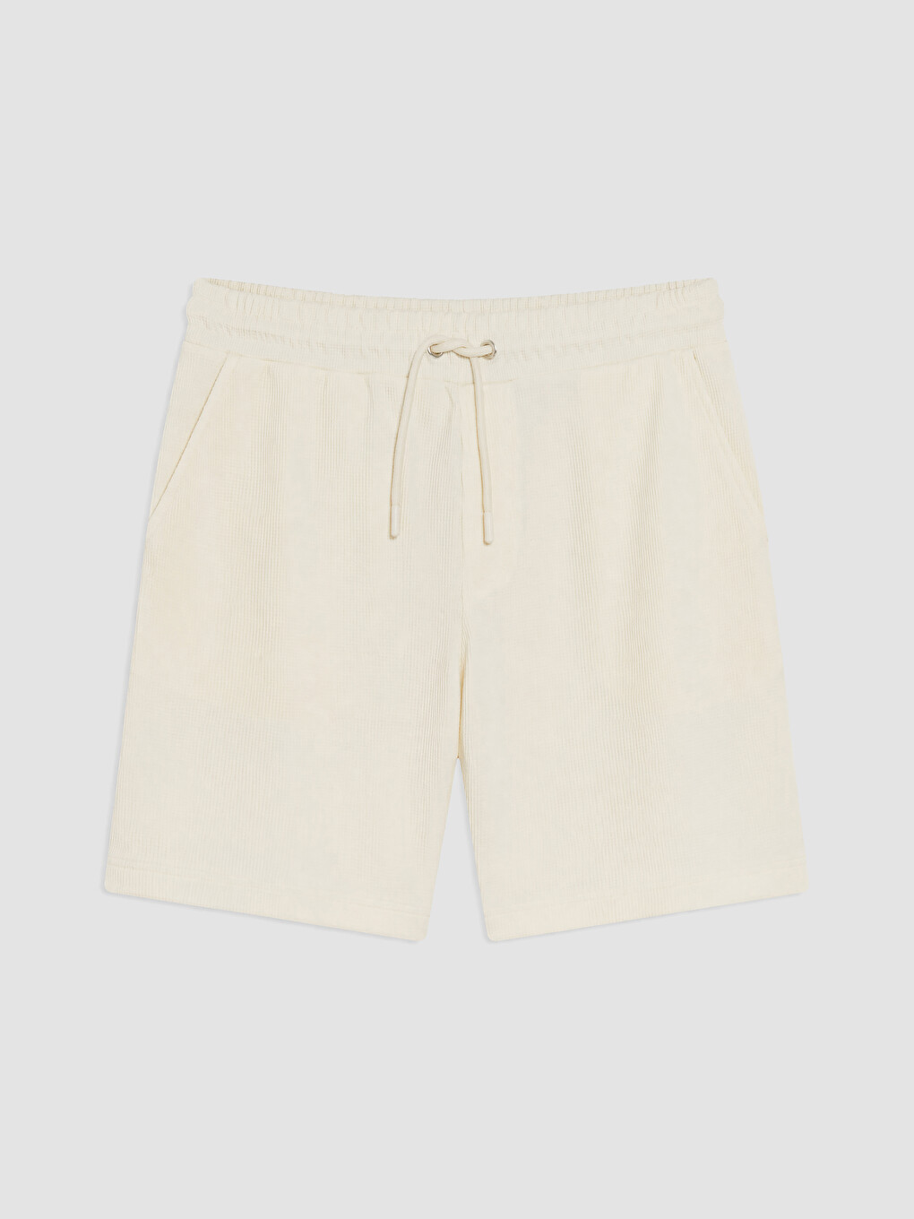 Ekru Regular Fit Erkek Şort