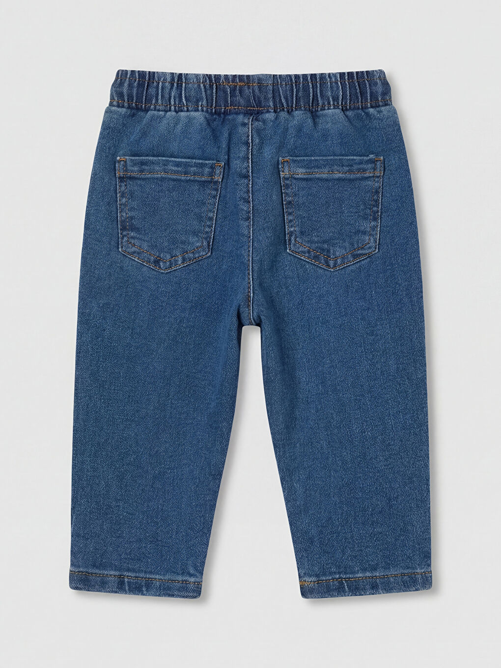 Kırmızı Erkek Bebek Jean Pantolon ve Tişört-4