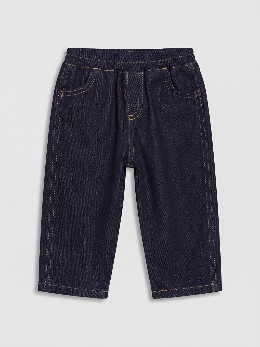 İndigo Slogan Baskılı Erkek Bebek Takım-3