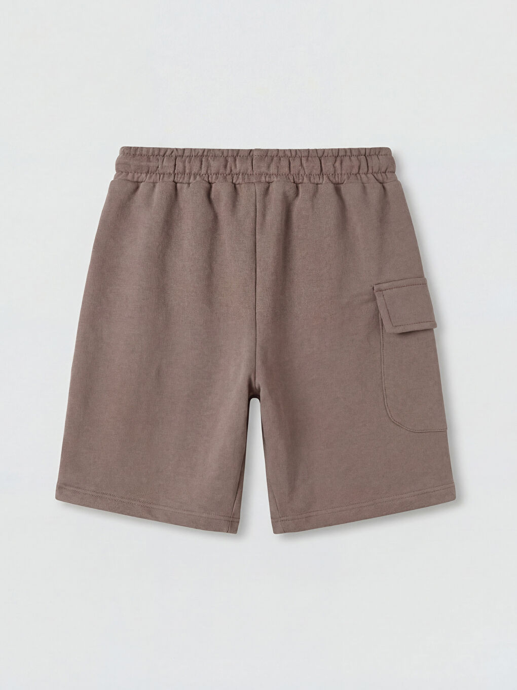 Bej Beli Lastikli Erkek Çocuk Şort 2'li-4