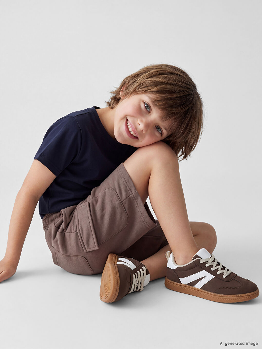 Elastic Waist Boys' Shorts 2 Pack-2