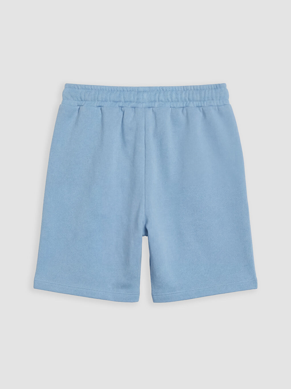 Mavi Beli Lastikli ve Bağcıklı Erkek Çocuk Şort-1
