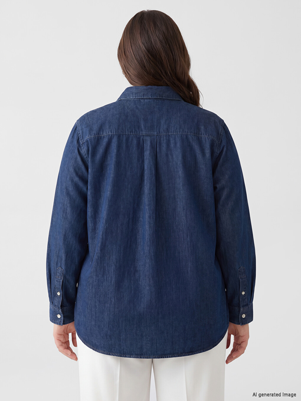 Women's Jean Shirt Tunic-3