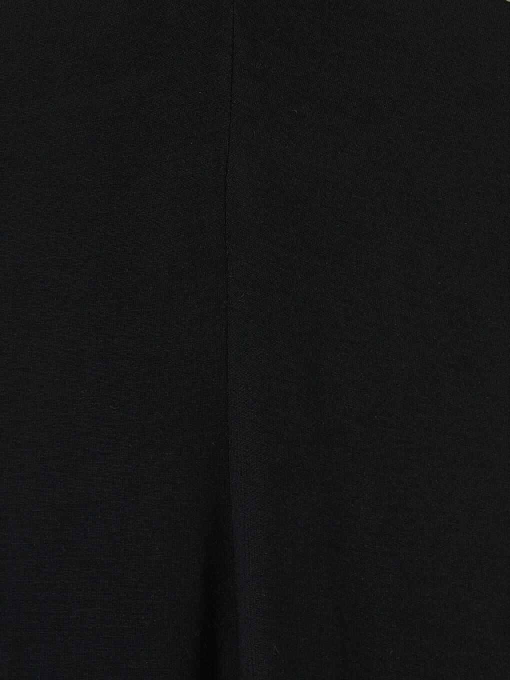 Siyah Halter Yaka Bodycon Elbise-2