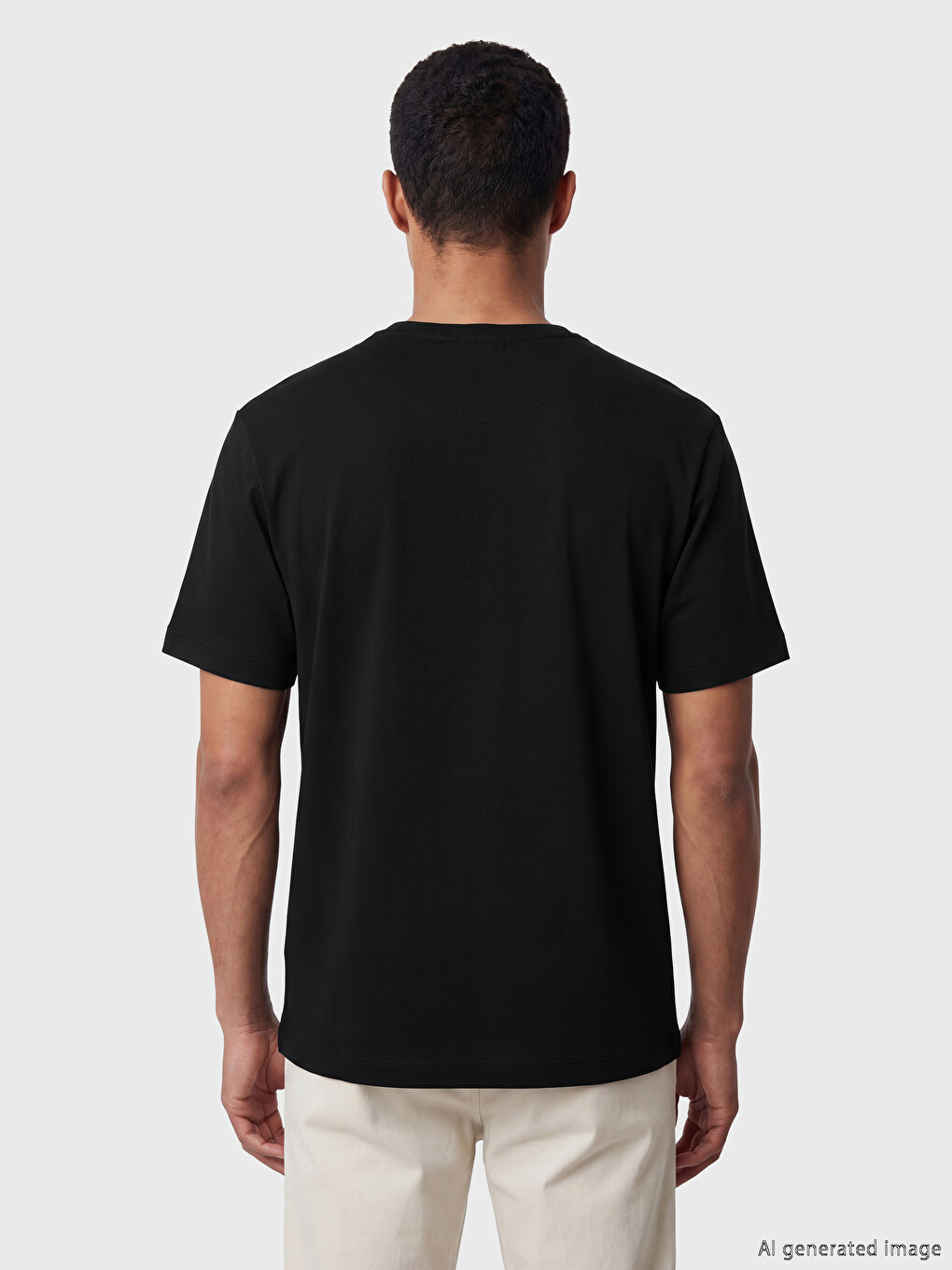 Regular Fit Modal Men's T-shirt-7